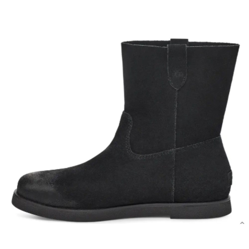 NEW UGG Josefene Short Suede Boot in Black Sz. 6 - Picture 3 of 5